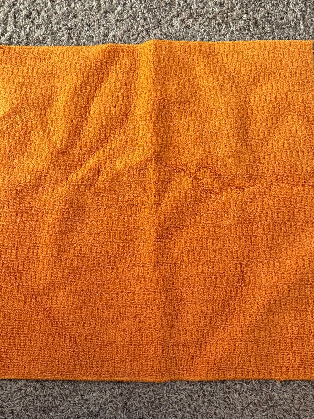 Orange rug